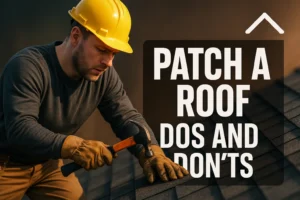 Patch a Roof Dos and Don’ts