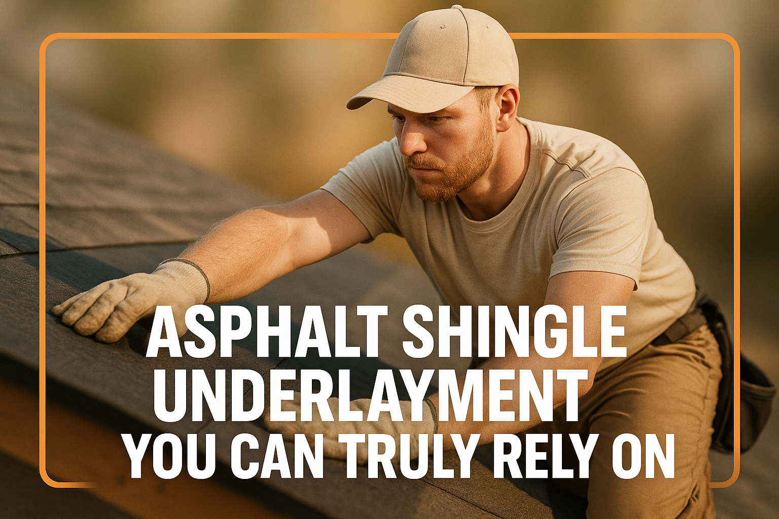 Asphalt Shingle Underlayment You Can Truly Rely On