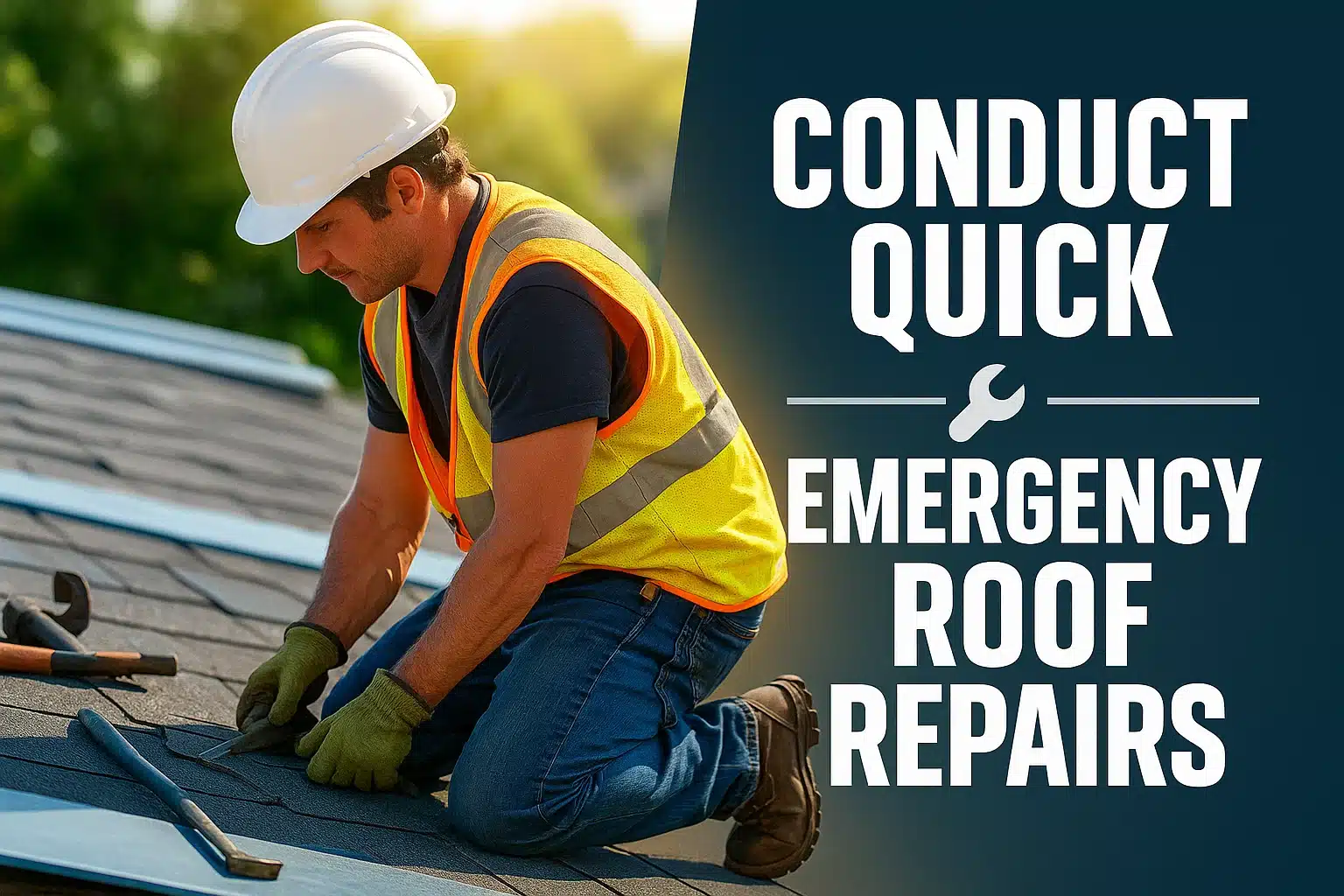 How to Conduct Quick Emergency Roof Repairs? 1 Conduct Quick Emergency Roof Repairs