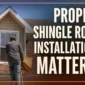 Proper Shingle Roof Installation Matters down to erarth roofing 85x85