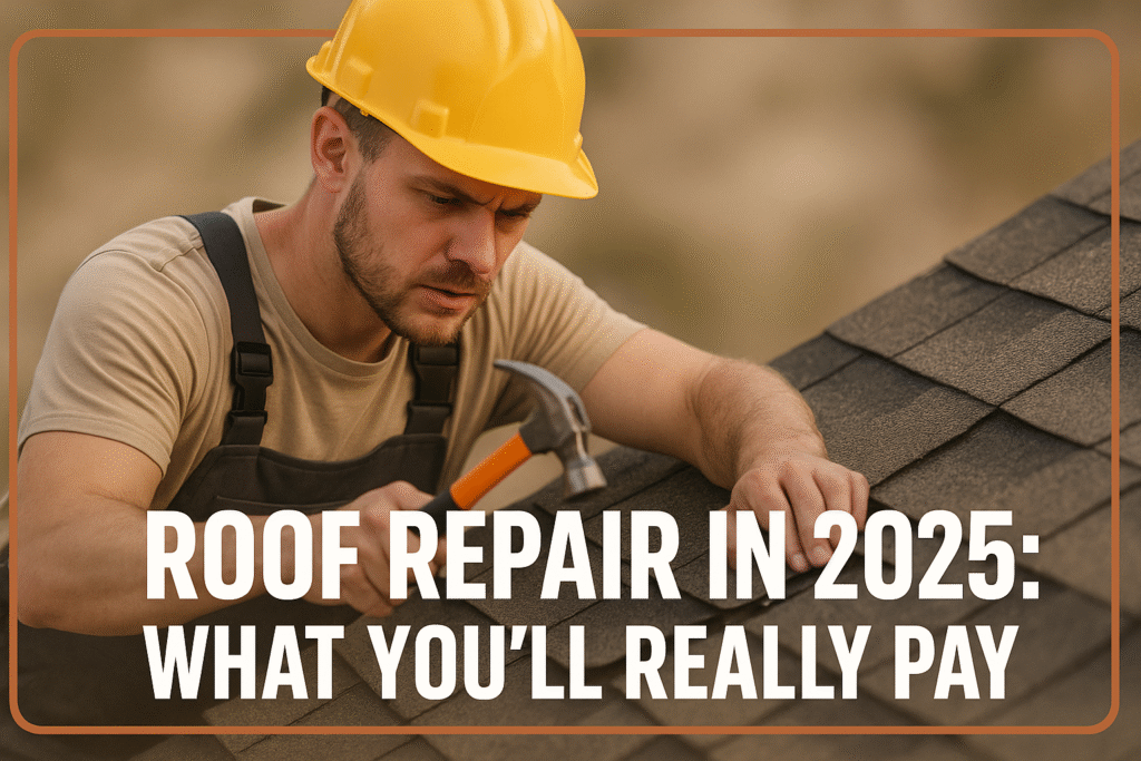 Roof Repair in 2025 What You’ll Really Pay