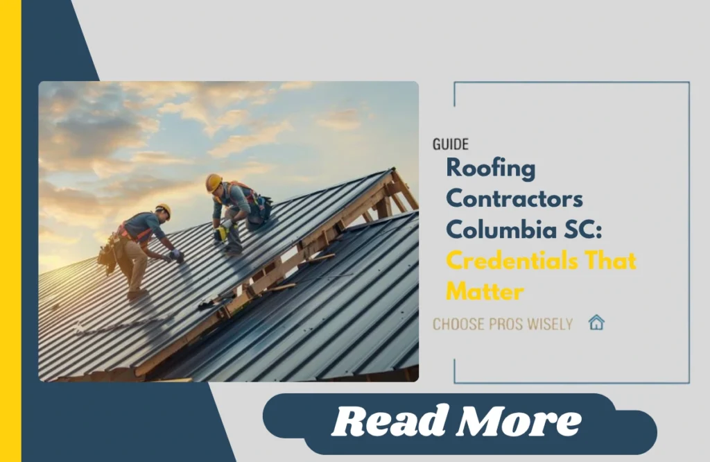 Blog 3 Roofing Contractors Columbia SC Credentials That Matter