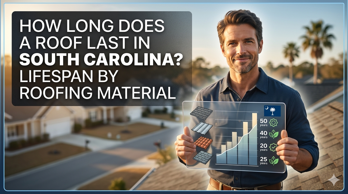 How Long Does a Roof Last in South Carolina? Lifespan by Roofing Material 1 South Carolina