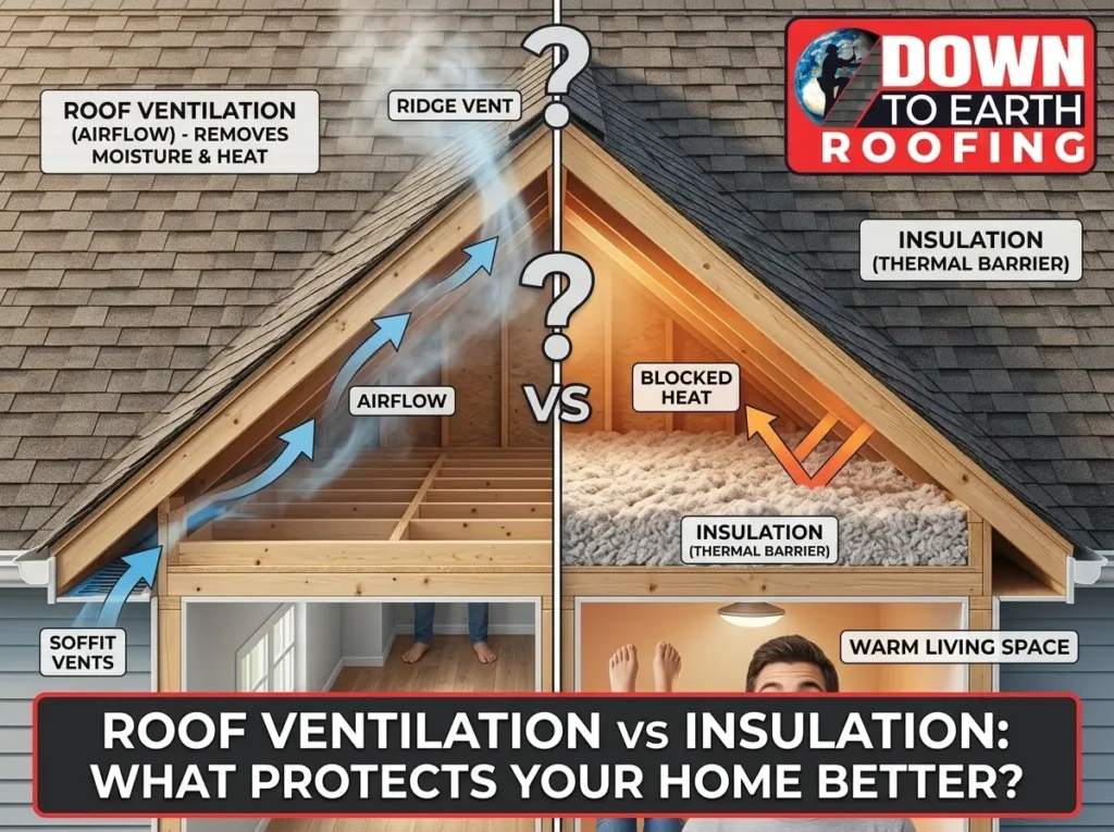 roof ventilation vs insulation